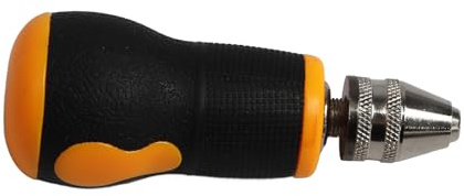 Brrnoo Mini Juego de Taladro Manual Portátil, Taladro Manual Pequeño con 10 Brocas Helicoidales de 0,8-3,0 Mm
