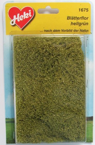HEKI Blatt-Flor, Größe: 28 x 14 cm, Farbe: Hellgrün