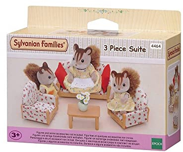 Sylvanian Families 4464 Dreiteilige Sitzgruppe - Puppenhaus Einrichtung Möbel