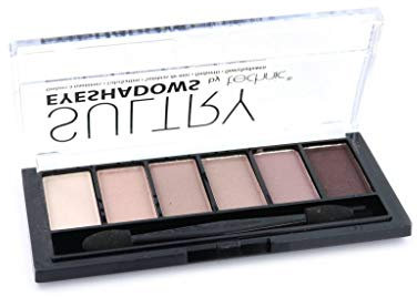 Technic Sultry Rosebud Eyeshadows Palette 6 x 1.2 g - 6-Piece Black
