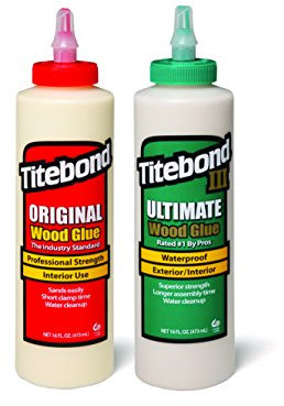 16 oz Titebond Ultimate III + 16 oz Titebond Original Wood Glue
