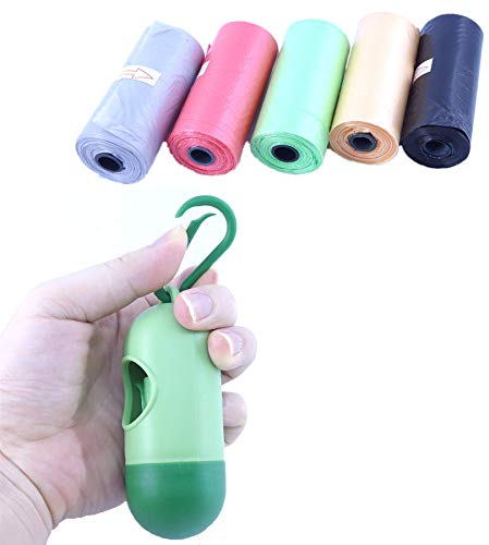 75 Einweg-Windelbeutel, mit gratis Kapseln, Windelbeutel-Spender, geruchlos, Farbe kann variieren