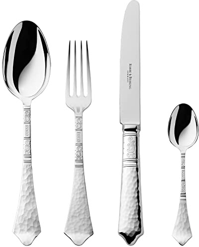 Robbe & Berking Hermitage 4 pzas. Cubiertos de menú (Plata de Ley 925)