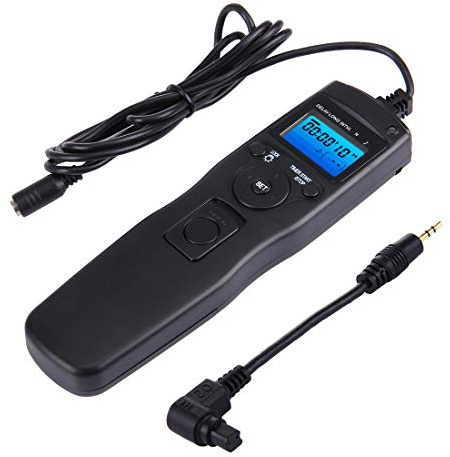 Hwj RST-7002 LCD Screen Time Lapse Intervalometer Shutter Release Digital Timer Remote Controller with C8 Cable for Canon 1D/1DS/50D/40D/30D/20D/10D/5D/5D/7D Camera Happy amanda's Store