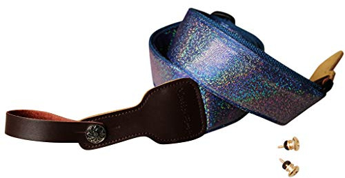 MUSIC FIRST Original Design Metallic Sparkle Delux Shining Guitar Strap, Ukulele Strap, Mandolin Strap, Stage Strap.