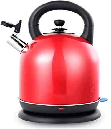 SMSOM Bouilloire électrique, 304 en Acier Inoxydable Eau électrique Bouilloire, Bouilloire Chaudière 5.0L Eau Chaude Bouilloire Ménage Mise Hors Tension Automatique, Rouge (Color : Red)