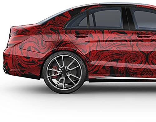 Design Auto-Folie Erlkönig Abstract 3D Car-Wrapping Luftkanäle blasenfrei 100x150cm