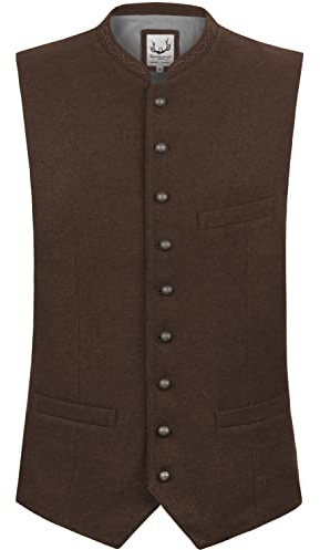 Stockerpoint Gilet Devito da uomo, marrone, standard, marrone, 54