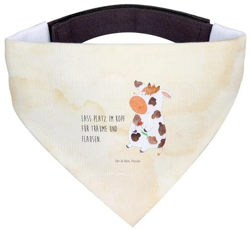 Mr. & Mrs. Panda Hundehalstuch S Kuh - Geschenk, Hof, Halstuch, Kleine Hunde, Milch, Tuch, Bauernhof, Spruch, Kühe, Motivtion