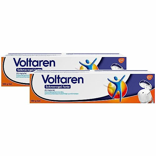 Voltaren Schmerzgel forte inclusive einer Handcreme von vitenda - bei akuten Rückenschmerzen, Muskelschmerzen und Gelenkschmerzen (360)