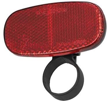 TIYO Fahrradreflektor Hinten Rückstrahler mit Klemmschelle bis zu 30 mm Z-Reflektor
