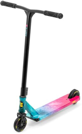 Slamm Mischief Nebula Wrap | Kompletter Stunt-Scooter mit 110 Rädern | 11,4 cm Legierungsdeck mit extrudiertem Halsverbinder und Aussparung | Anfänger und Fortgeschrittene freundlicher Trick-Scooter