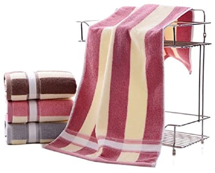 ISCBAFYX Towels Pure Cotton Super Absorbent Large Size Bath Towel Soft Bathroom Comfortable Absorbent Adult Household Household Towel Accessories(Pink)