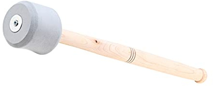 Holzschlagzeugstock Wa11 für Kinder und Anfänger, Grauer Trommelhammer | Praktisch für Tägliches Üben und Cafés, Komfortabler Griff mit Rutschfester Führung für Percussion Instrumente