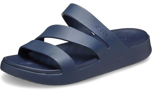 Crocs Getaway Strappy dam sandal, Marinblått Xsp, 36/37 EU