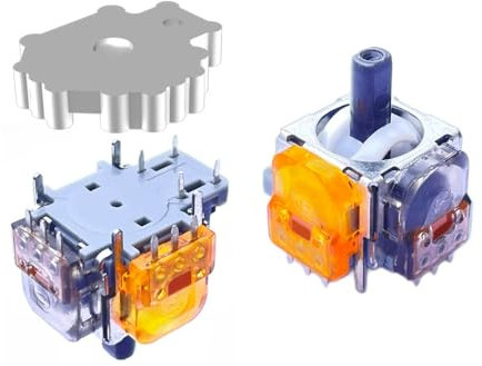 ElecGear TMR-X1914 Lot de 2 joysticks TMR et plaque à dessouder de rechange pour manette Xbox Series S/X, clé de commande TMR Hall et outils de réparation de fils à souder