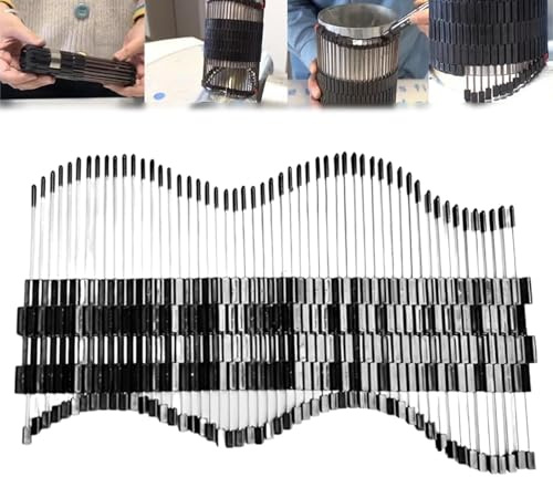 Multi-Functional Multi-Surface Pipe Profiler Tool, Multipurpose Shape Collector Shaping Tools Molding Tools, Connectable Contour Gauge, Outline Angle Measuring Tool, Pipe Notching Templates