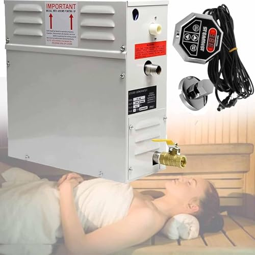 Generatore di Vapore 220v-380v, Generatore di Vapore Commerciale, Docce A Vapore, Generatore di Vapore per Sauna, Generatore di Bagno Turco, con Display Digitale A LED, per Uso Dome, 220V, 21kw
