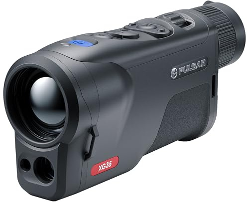 Pulsar Oryx LRF XG35 Thermal Monocular with Laser Range Finder, 640x480 12 µm Sensor, 2.5-20x Magnification, Long Range Monocular for Hunting