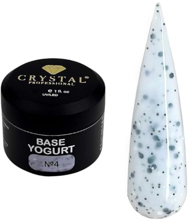 Base Coat UV Gel 15 ml | Base para uñas con consistencia similar a yogur y fuerte adhesión | Camuflaje Base Coat para uso profesional | Esmalte UV | Blanco y Gris 004
