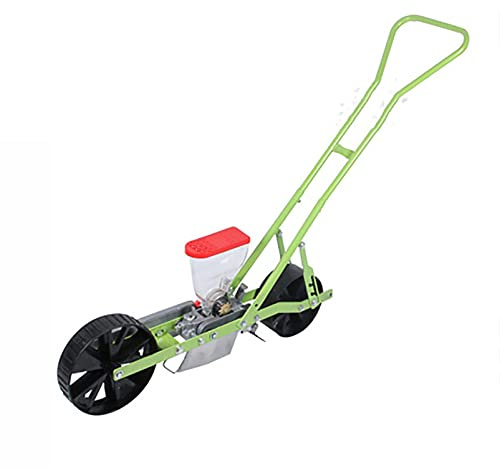 Garden Seeder, Hand Push Vegetable Seeder Planter 2 in 1 for Planting Corn Soybean Peanut Wheat One Row