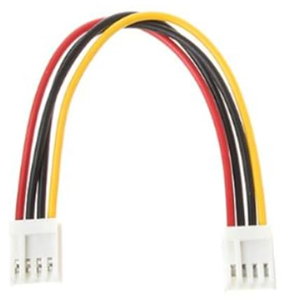 4-poliges Diskettenlaufwerk-Stromkabel, 15 cm, hohe Flexibilität, Kupfer, für 12-V-Übertragung und interne PC-Verkabelung, industrielle Motherboards, Floppy-Stromkabel