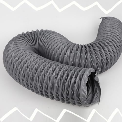 QSPNVFB Tubo Di Scarico Nylon Ø63 76 100 150mm Condotto D'aria Flessibile, Resistente Al Calore Tubo Di Ventilazione Per Cappa Da Cucina Asciugatrici Serre(10m (32ft),100mm(4inch))
