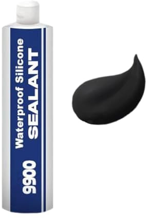 Sigillante strutturale super adesivo multiuso, colla adesiva super resistente ad alta viscosità, sigillante resistente al calore a presa rapida (Nero)