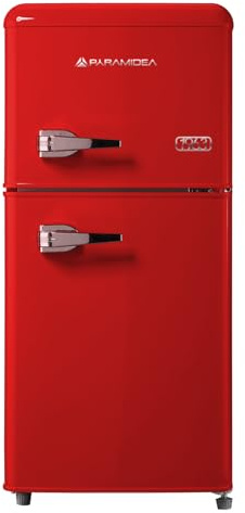 PYRAMIDEA Frigo Retrò 100 litri lordi Color Rosso MAMBO105R