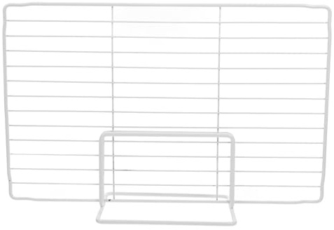 TEHAUX Séparateur Amovible Blanc Organisateur Réfrigérateur en Fer de à Facile Installer, Étagère Congélateur Cuisine Domestique et Professionnelle