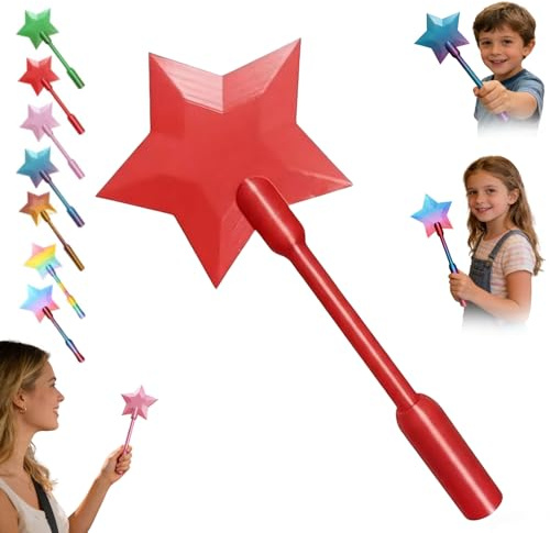 Bacchetta per carte di credito, bacchetta magica con stampa 3D, 35,6 cm, porta carte di pagamento senza contatto, per bambini e adulti, divertente per il pagamento automatico (rosso, 36,5 cm, 35,6 cm)