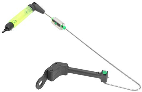 Jwthee Alarme et indicateur de Morsure de pêche, récepteur en Acier Inoxydable, Dispositif de Signal de Canne à balançoire, Accessoires de Canne à pêche