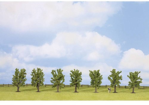 Noch - 25088 - Modélisme Ferroviaire - Arbres Feuillus - 8 Cm - 7 Pièces