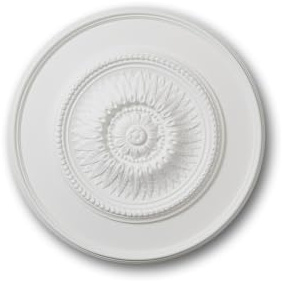 R10 ARSTYL Rosette - 43 x 600 x 600 mm - NOËL & MARQUET - eine Marke von NMC - Polyurethan