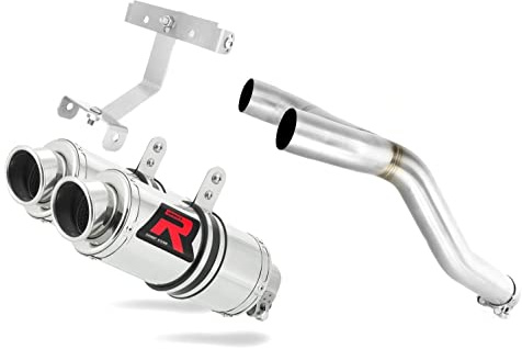 DOMINATOR Terminale di Scarico Marmitta Silenziatore GP1 compatibile con FZ6 FAZER 600 S2 2006-2010
