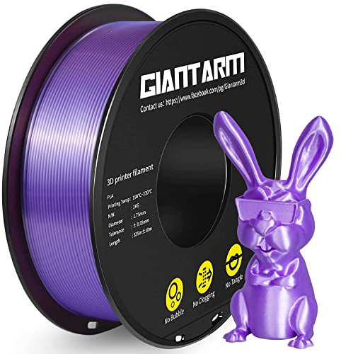 GIANTARM 3D Printer 1.75mm Filament PLA Plus, 3d-druck filament keine Blasen, Maßgenauigkeit +/- 0.03 mm, 1KG Spool lila filament pla