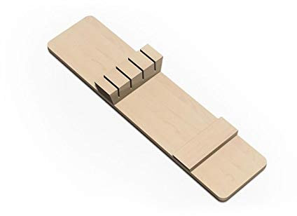 Gollinuci - Portacoltelli in legno di faggio, decorazione: faggio