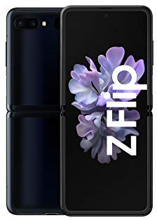 Samsung Galaxy Z Flip (17,03 cm) 256 GB interner Speicher, 8 GB RAM, Dual SIM, Deutsche Version, Mirror Black