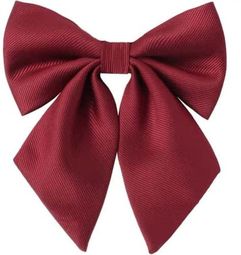 CHENGZI Women's Bow Tie Adjustable Pre tied Bowtie School Uniform Cosplay Costume Waitress Professional Style
