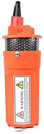 JUIYU Submersible Sump Pump DC 12V 24V Solar Water Pump Diaphragm Submersible Deep Well Booster Electric 12V Pump Transfer Pump (Color : Orange, Voltage : 24V)
