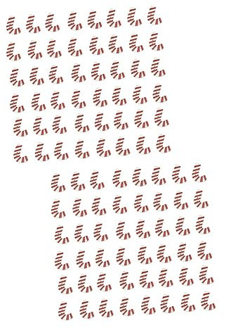 EXCEART 2 Sets Weihnachtsknöpfe Zum Basteln Holzknöpfe Für Projekte Einzigartige Weihnachtsknopf-dekoration Doppellöcher 50 Stück * 2