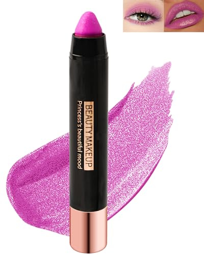 Glitzer-Lippenstift,Diamond Metallic Funkelnder Matt Lippenstift Lidschatten, Wasserdichter Lang anhaltender Lipgloss, Glitter Lipstick Lip Gloss Lippen Make-up, Geschenk für Frauen-11