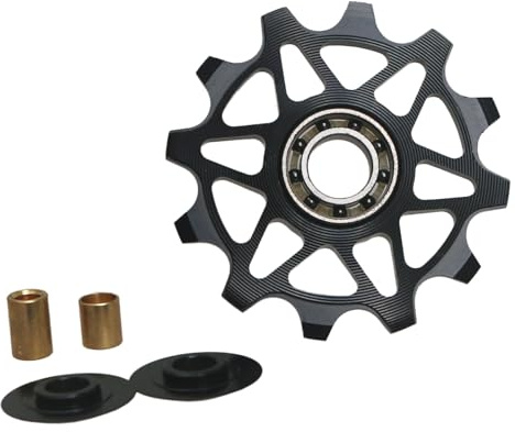 Fahrrad Riemenscheibe Schaltwerk 12-T 14-T, Aluminium CNC Schaltröllchen Keramiklager für Mountainbike Oder Rennrad