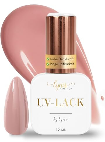 UV Nagellack Nude 7,3ml Blush als Profi Farbe für Nägel als Gel Lack/Gel Polish für Nageldesign · HEMA frei & selbstglättend · UV & LED · Soak Off Überlack Einzeln · Lynis-Nailshop.de