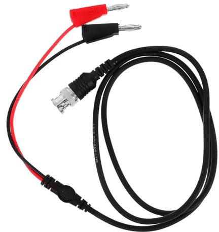 ULTECHNOVO Bananenstecker-prüfkabel Kupfer-messleitungen Bnc-doppel-bananenstecker-prüfleitung Multimeter Oszilloskop-messspitze Prüfspitzen für Elektrische Bauteile