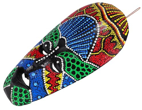 LIGHTAOTAO Esculturas De Máscaras Africanas Máscara Tiki Decorativa Para Pared Decoración De Pared Tallada