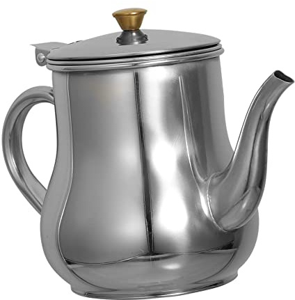 CIYODO Olla De Aceite De Acero Inoxidable Contenedor De Filtro Hogar Tapa Para Almacenar Aceite De Cocina