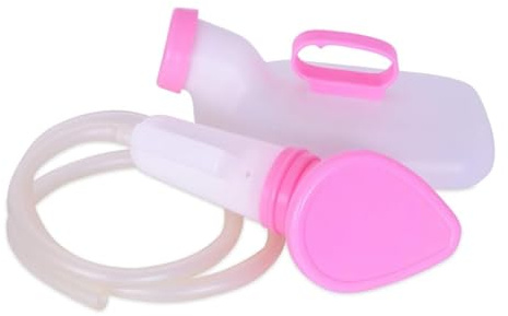 Urinoir de lit for femme, 1500 ml, collecteur d'urine nocturne, avec tube de 1,5 m de long