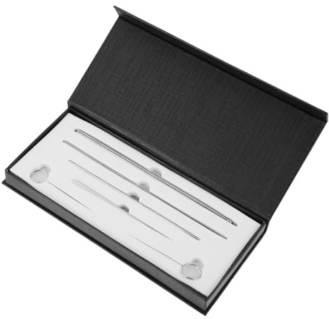 TOYZFRIENDY 6 Pezzi per Sessaggio dei Rettili Kit Professionale per Serpente Strumento di Rilevamento in Acciaio Inossidabile Design Sfera Liscio Identifica Maschi e Femmine