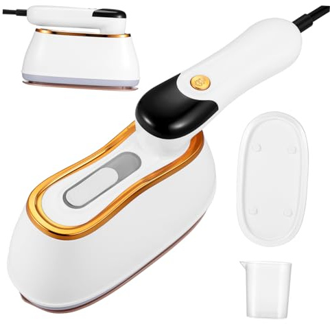 Cabilock Plancha De Mano Plegable Plancha De Viaje Abs Color Blanco